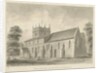Colton Church: sepia drawing, 1842 by John Buckler