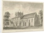 Colton Church: sepia drawing, 1842 by John Buckler
