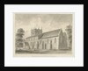 Colton Church: sepia drawing, 1842 by John Buckler