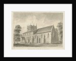 Colton Church: sepia drawing, 1842 by John Buckler