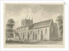 Colton Church: sepia drawing, 1842 by John Buckler