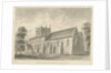 Colton Church: sepia drawing, 1842 by John Buckler