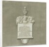Colwich - Mural Monument to George Sprat: engraving, nd [?19th cent]. by School English