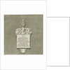 Colwich - Mural Monument to George Sprat: engraving, nd [?19th cent]. by School English
