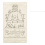 Colwich - Wolseley Monument: pen drawing, 1839 by Thomas Peploe Wood