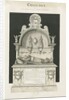 Colwich - Tomb of Robert Wolseley: sepia drawing, nd [c 1837] by John Robert Fernyhough