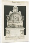 Colwich - Tomb of Robert Wolseley: sepia drawing, nd [c 1837] by John Robert Fernyhough