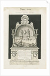 Colwich - Tomb of Robert Wolseley: sepia drawing, nd [c 1837] by John Robert Fernyhough