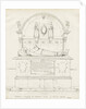 Colwich - Tomb of Robert Wolseley: pen and ink drawing, 1837 by Thomas Peploe Wood