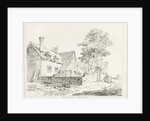 Colwich - Hall Flat House: pen and ink drawing, 1836 by Thomas Peploe Wood