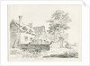 Colwich - Hall Flat House: pen and ink drawing, 1836 by Thomas Peploe Wood