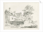 Colwich - Hall Flat House: pen and ink drawing, 1836 by Thomas Peploe Wood