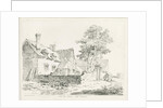 Colwich - Hall Flat House: pen and ink drawing, 1836 by Thomas Peploe Wood