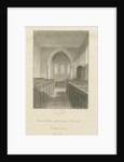 Interior of Coppenhall Church by John Buckler
