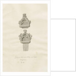 Dieulacres Abbey: sepia drawing, 1847 by John Buckler