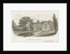 Dimsdale Old Hall: engraving by School English