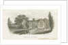 Dimsdale Old Hall: engraving by School English