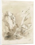 Dovedale - landscape: pencil and wash drawing, nd [1817-1845] by Thomas Peploe Wood