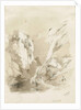 Dovedale - landscape: pencil and wash drawing, nd [1817-1845] by Thomas Peploe Wood