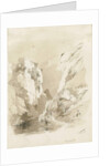 Dovedale - landscape: pencil and wash drawing, nd [1817-1845] by Thomas Peploe Wood