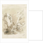 Dovedale - landscape: pencil and wash drawing, nd [1817-1845] by Thomas Peploe Wood