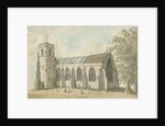 Drayton Bassett Church: water colour painting, nd[1762-1802] by Stebbing Shaw