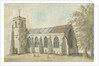 Drayton Bassett Church: water colour painting, nd[1762-1802] by Stebbing Shaw