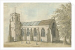 Drayton Bassett Church: water colour painting, nd[1762-1802] by Stebbing Shaw
