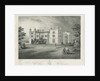 Drayton Bassett - 'Drayton Manor': lithograph , nd [1812-1863] by John Brandard