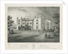 Drayton Bassett - 'Drayton Manor': lithograph , nd [1812-1863] by John Brandard