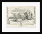 Draton Bassett - 'Drayton Manor' : woodcut engraving by William Linton