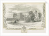 Draton Bassett - 'Drayton Manor' : woodcut engraving by William Linton