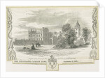 Draton Bassett - 'Drayton Manor' : woodcut engraving by William Linton