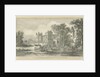 Drayton Bassett - 'Drayton Manor' : woodcut engraving, nd [?19th cent] by School English
