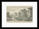 Drayton Bassett - 'Drayton Manor' : woodcut engraving, nd [?19th cent] by School English