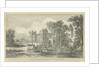 Drayton Bassett - 'Drayton Manor' : woodcut engraving, nd [?19th cent] by School English