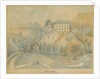 Drayton-in-Hales - Pelwall House: blue wash drawing, nd [?19th cent] by C.B Ash