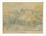 Drayton-in-Hales - Pelwall House: blue wash drawing, nd [?19th cent] by C.B Ash