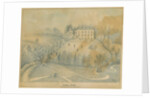 Drayton-in-Hales - Pelwall House: blue wash drawing, nd [?19th cent] by C.B Ash