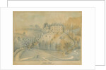Drayton-in-Hales - Pelwall House: blue wash drawing, nd [?19th cent] by C.B Ash