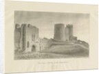 Dudley Castle - The Keep: sepia drawing, 1812 by John Buckler