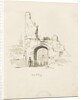 Dudley Castle - The Keep: pencil sketch, nd [19th cent] by Thomas Peploe Wood