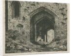 Dudley Castle - The Gatehouse: etching, nd [?19th cent] by School English