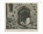 Dudley Castle - The Gatehouse: etching, nd [?19th cent] by School English