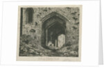 Dudley Castle - The Gatehouse: etching, nd [?19th cent] by School English