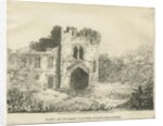 Dudley Castle - The Gatehouse: lithograph, nd [c 1801] by School English