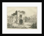 Dudley Castle - The Gatehouse: lithograph, nd [c 1801] by School English