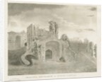 Dudley Castle - Principal Entrance: aquatint engraving, nd [?18th cent] by School English