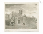 Dudley Castle - Principal Entrance: aquatint engraving, nd [?18th cent] by School English