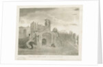 Dudley Castle - Principal Entrance: aquatint engraving, nd [?18th cent] by School English